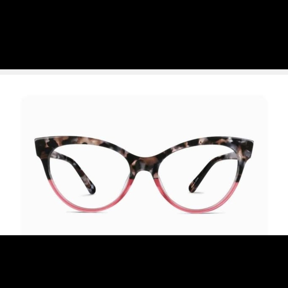 Elegant Tortoise and Pink Cat-Eye Glasses Frame
